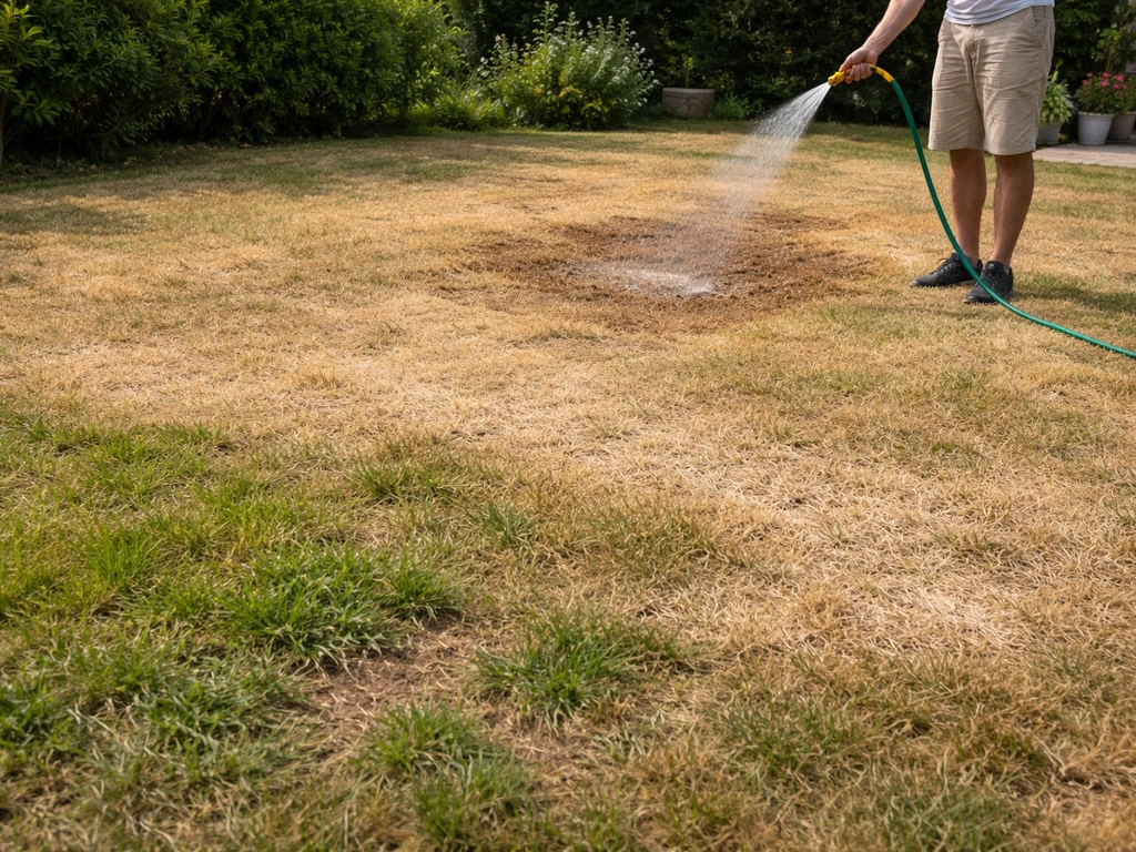Gazon en sécheresse : que faire et comment le sauver